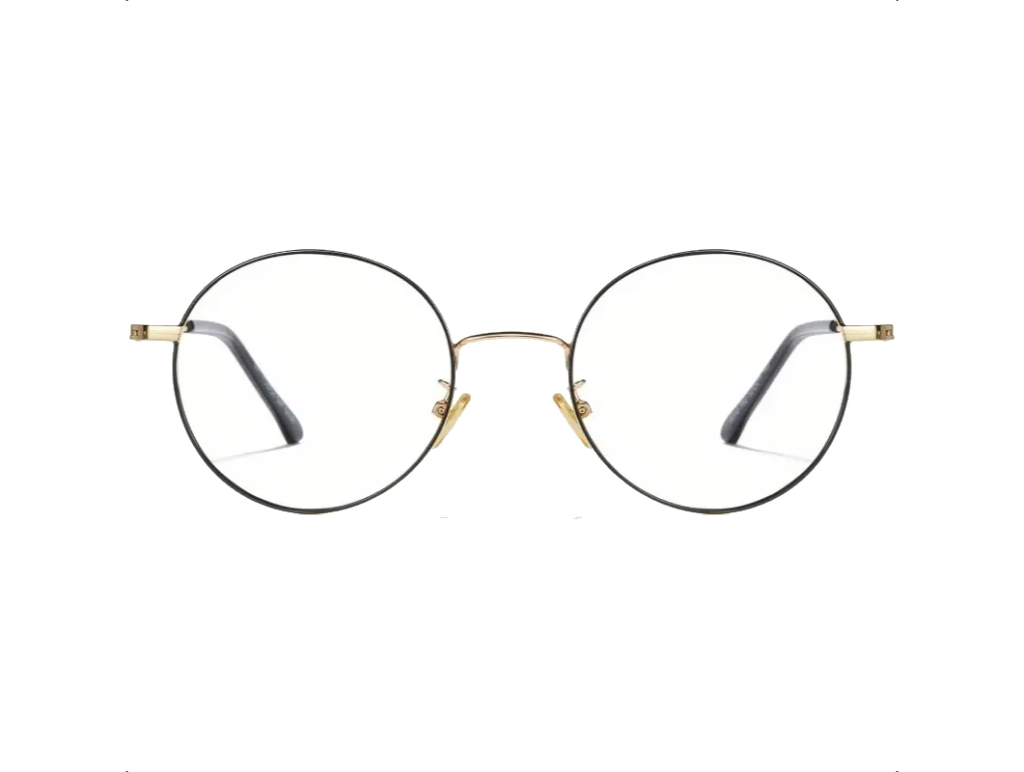 Round Blue Light Blocking Glasses with UV Protection